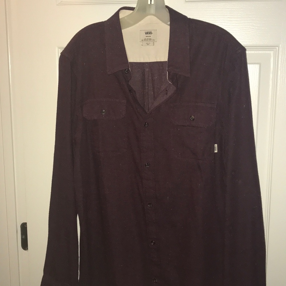 Vans long sleeve collared shirt